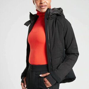 Athleta Black Puffer Jacket